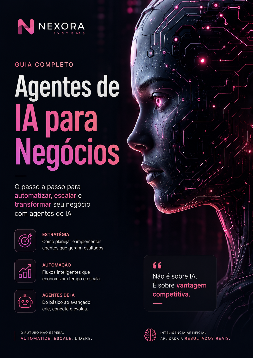 Capa do ebook Agentes de IA para Negócios