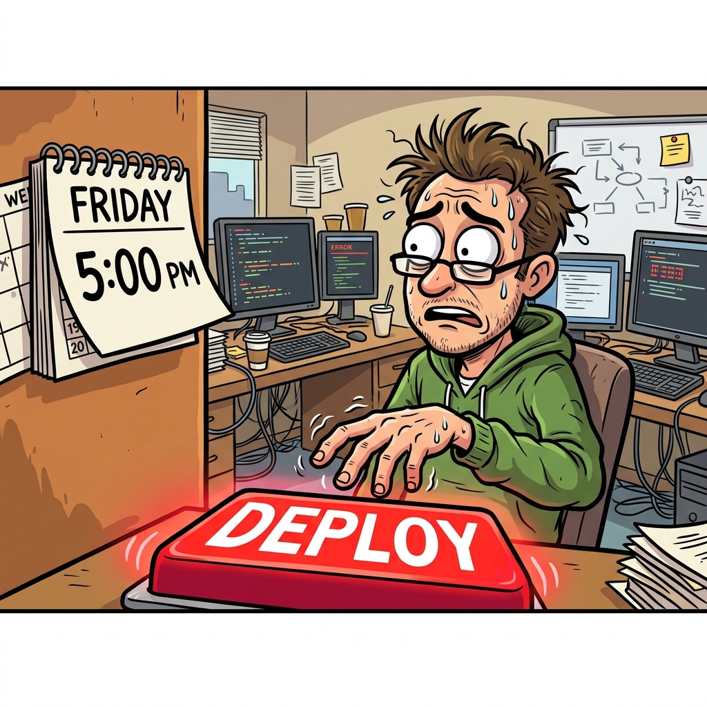 Deploy on Friday at 5 PM